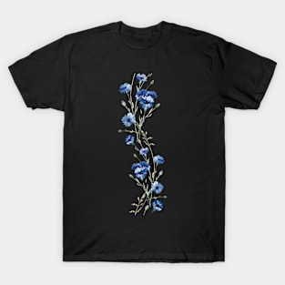 Blue flower T-Shirt